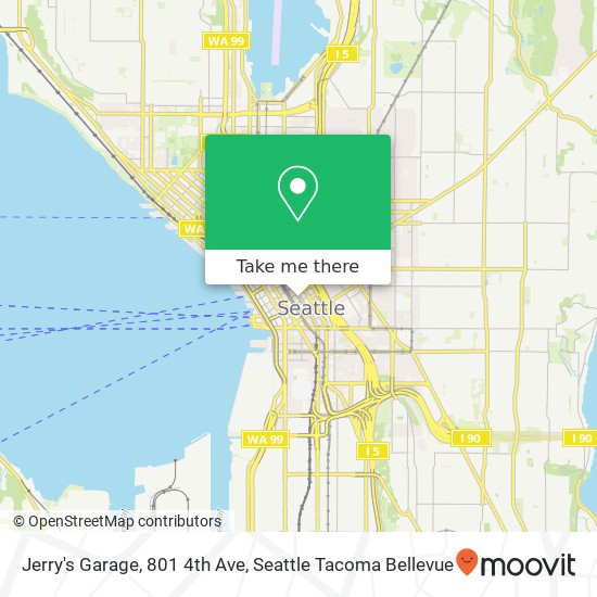 Mapa de Jerry's Garage, 801 4th Ave