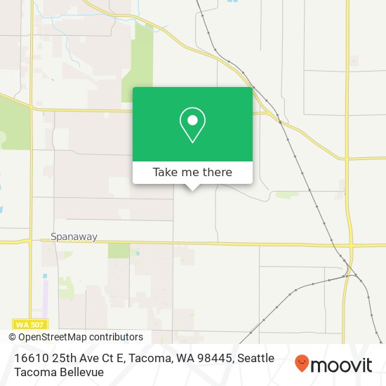 16610 25th Ave Ct E, Tacoma, WA 98445 map