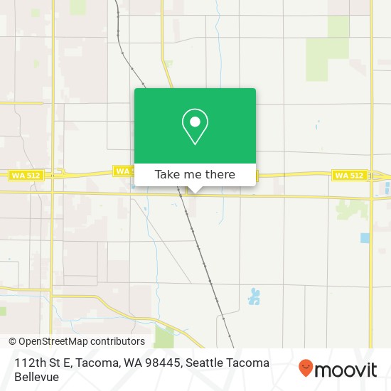 112th St E, Tacoma, WA 98445 map