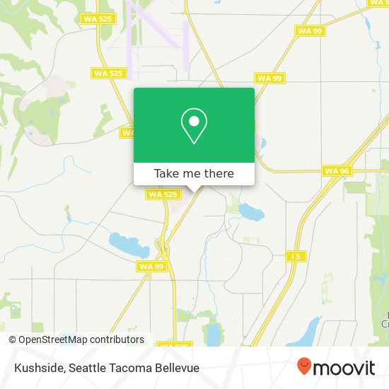 Mapa de Kushside, 13220 Highway 99