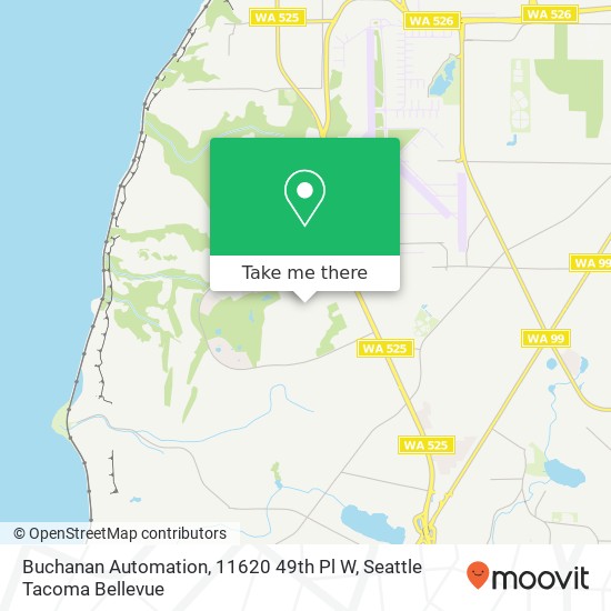 Mapa de Buchanan Automation, 11620 49th Pl W