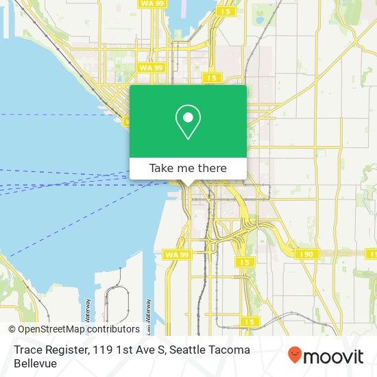 Trace Register, 119 1st Ave S map