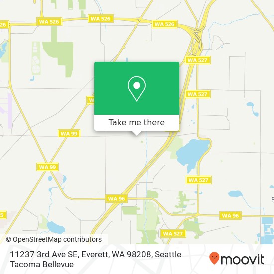 Mapa de 11237 3rd Ave SE, Everett, WA 98208