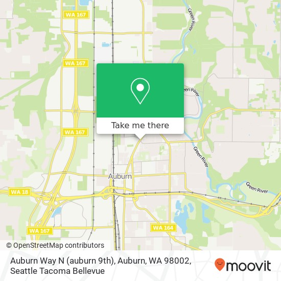 Auburn Way N (auburn 9th), Auburn, WA 98002 map
