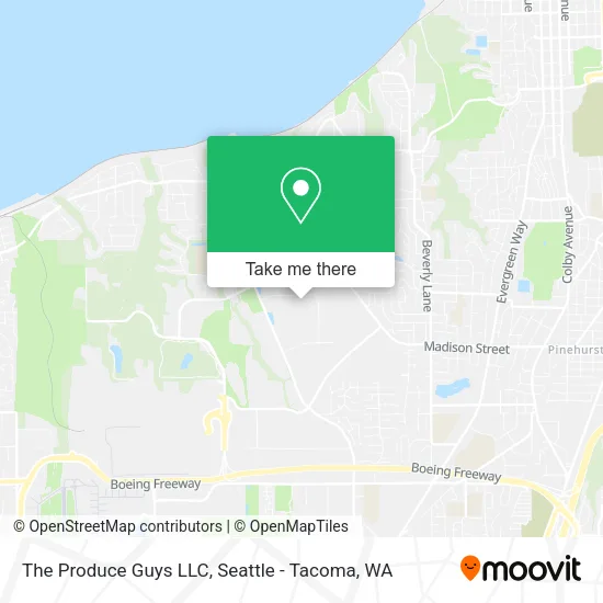 Mapa de The Produce Guys LLC