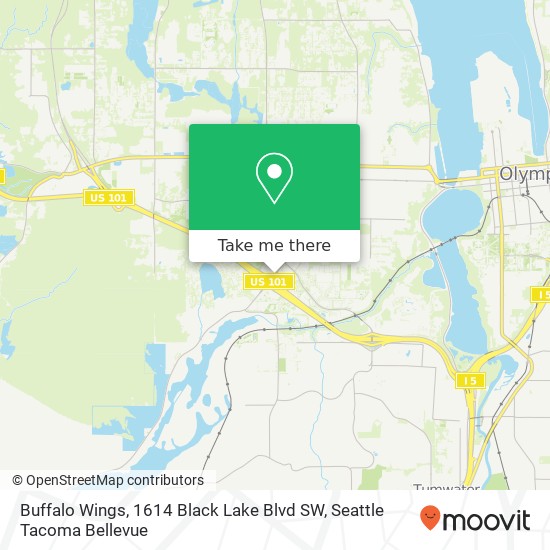 Buffalo Wings, 1614 Black Lake Blvd SW map