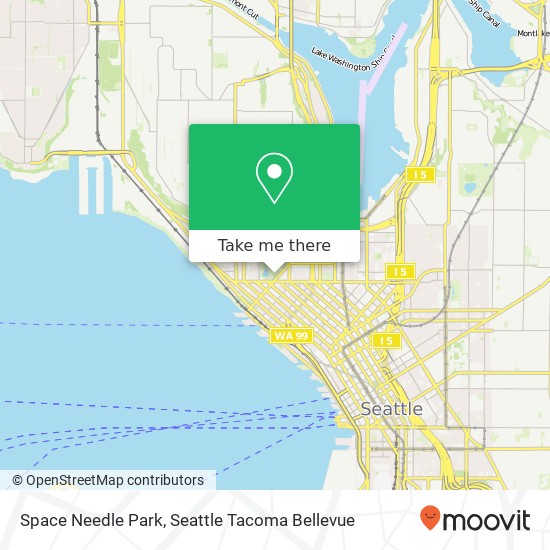 Space Needle Park, Space Needle Park, 378 Broad St, Seattle, WA 98109, USA map