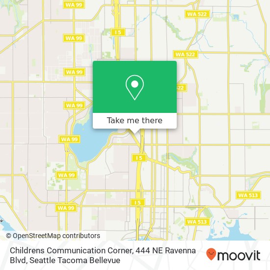 Childrens Communication Corner, 444 NE Ravenna Blvd map