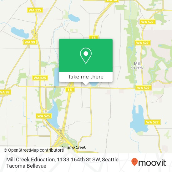 Mapa de Mill Creek Education, 1133 164th St SW