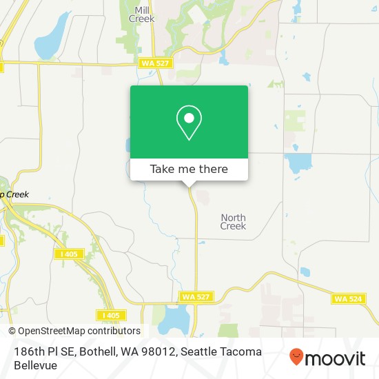 Mapa de 186th Pl SE, Bothell, WA 98012