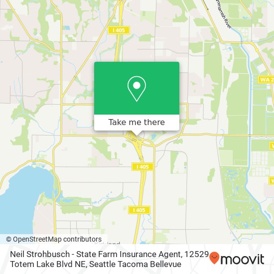 Neil Strohbusch - State Farm Insurance Agent, 12529 Totem Lake Blvd NE map