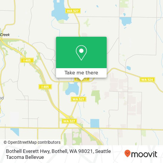 Mapa de Bothell Everett Hwy, Bothell, WA 98021