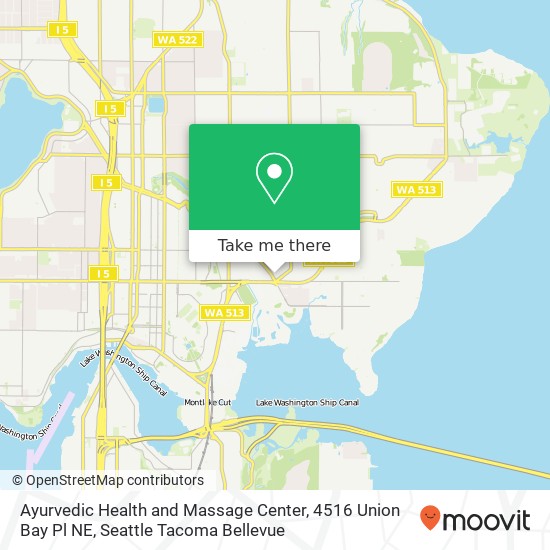 Ayurvedic Health and Massage Center, 4516 Union Bay Pl NE map