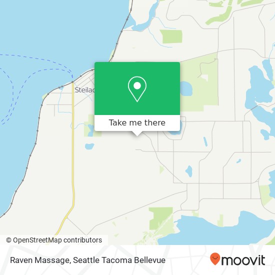 Mapa de Raven Massage, 10809 108th Ave SW