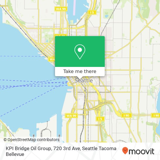 Mapa de KPI Bridge Oil Group, 720 3rd Ave