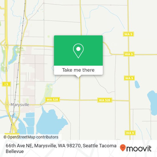 Mapa de 66th Ave NE, Marysville, WA 98270