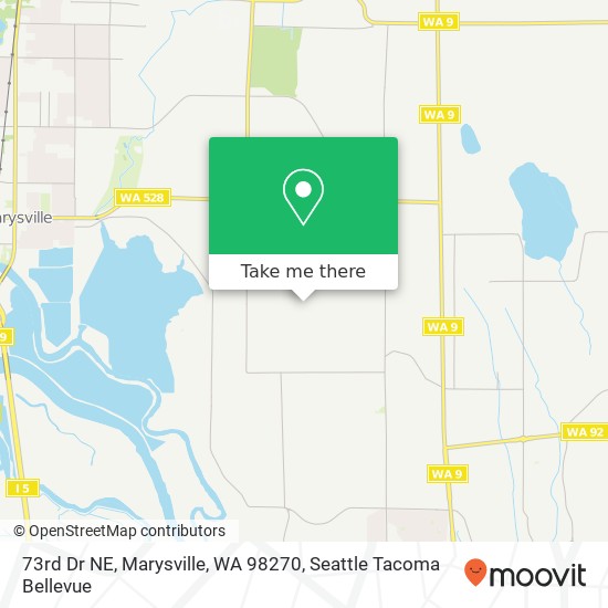 Mapa de 73rd Dr NE, Marysville, WA 98270