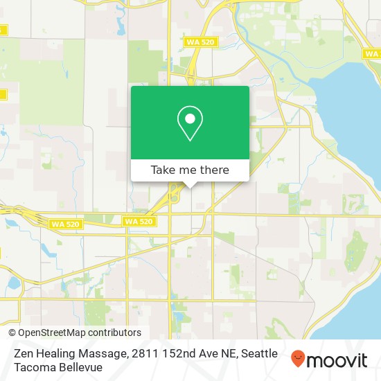 Mapa de Zen Healing Massage, 2811 152nd Ave NE