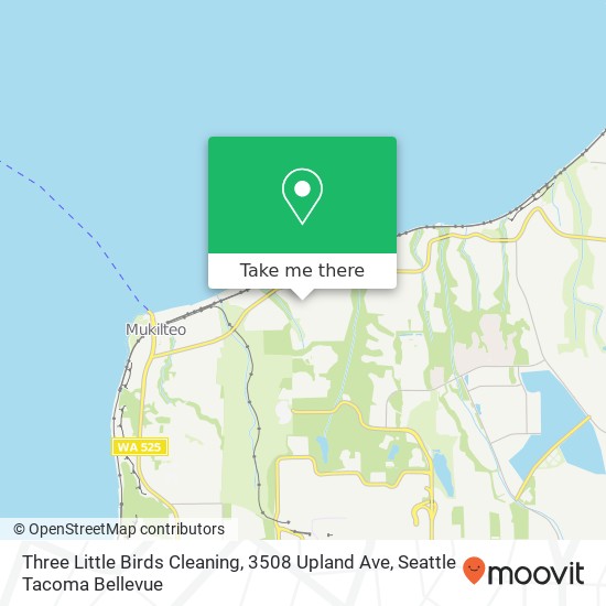 Three Little Birds Cleaning, 3508 Upland Ave map