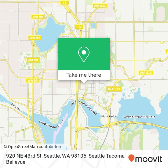920 NE 43rd St, Seattle, WA 98105 map