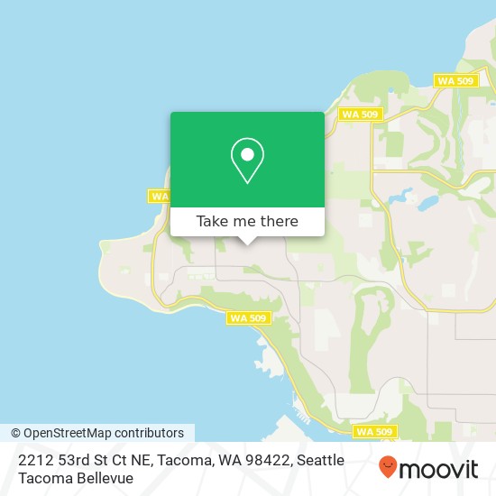 2212 53rd St Ct NE, Tacoma, WA 98422 map