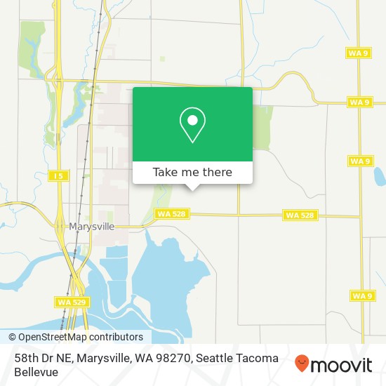 58th Dr NE, Marysville, WA 98270 map