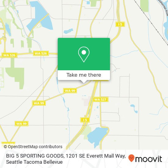 BIG 5 SPORTING GOODS, 1201 SE Everett Mall Way map