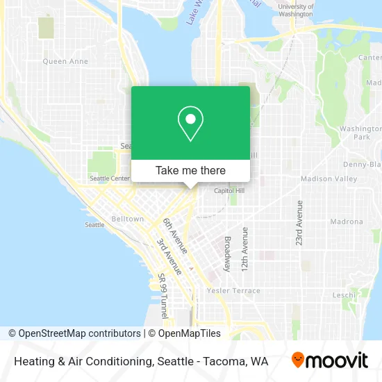 Heating & Air Conditioning map