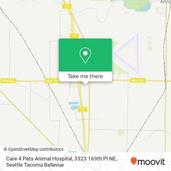 Care 4 Pets Animal Hospital, 3323 169th Pl NE map