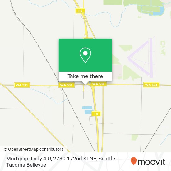 Mapa de Mortgage Lady 4 U, 2730 172nd St NE