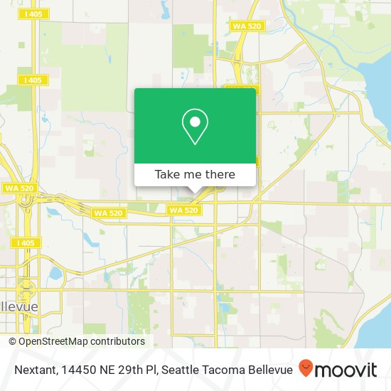 Nextant, 14450 NE 29th Pl map