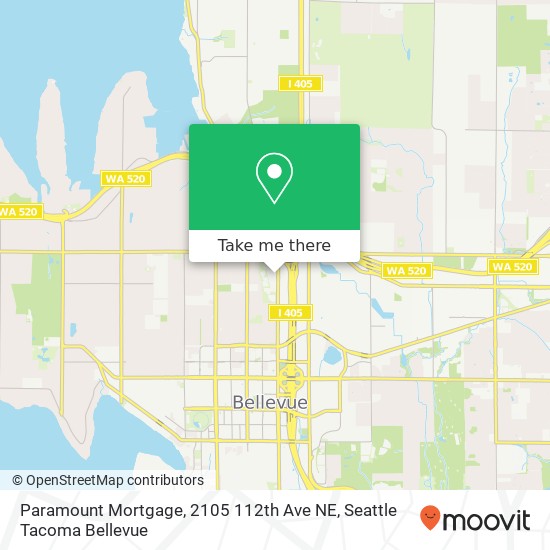 Mapa de Paramount Mortgage, 2105 112th Ave NE