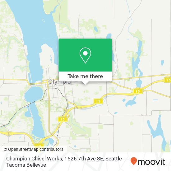 Mapa de Champion Chisel Works, 1526 7th Ave SE