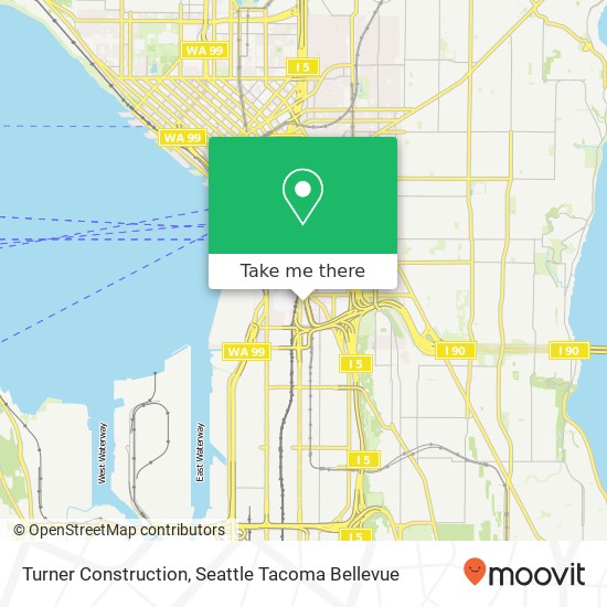 Mapa de Turner Construction