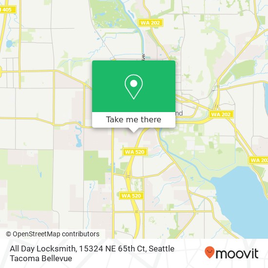 Mapa de All Day Locksmith, 15324 NE 65th Ct