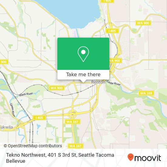 Mapa de Tekno Northwest, 401 S 3rd St