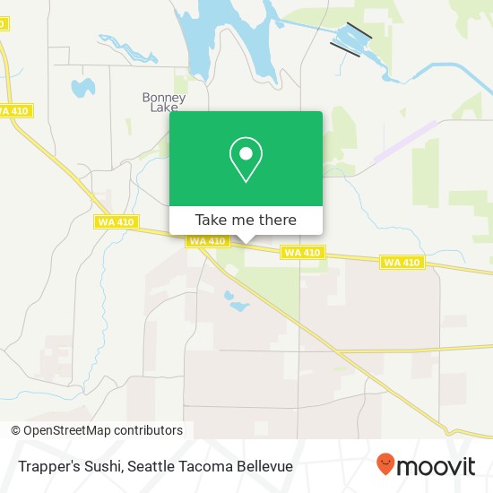 Mapa de Trapper's Sushi, 20649 WA-410