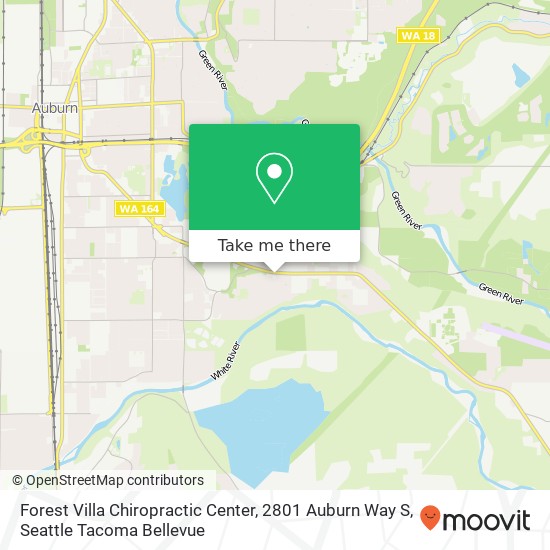 Mapa de Forest Villa Chiropractic Center, 2801 Auburn Way S