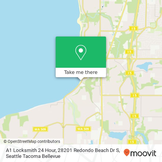 A1 Locksmith 24 Hour, 28201 Redondo Beach Dr S map