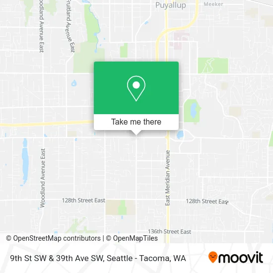 Mapa de 9th St SW & 39th Ave SW