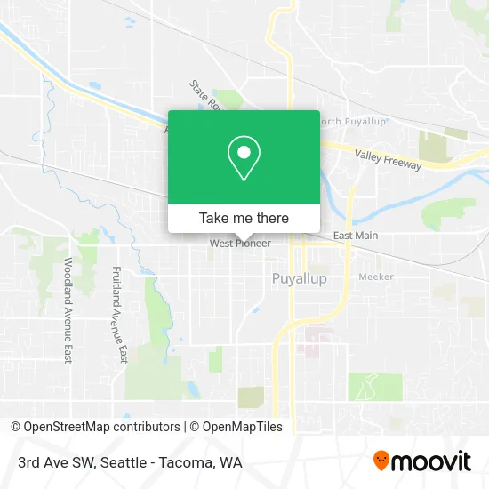 Mapa de 3rd Ave SW