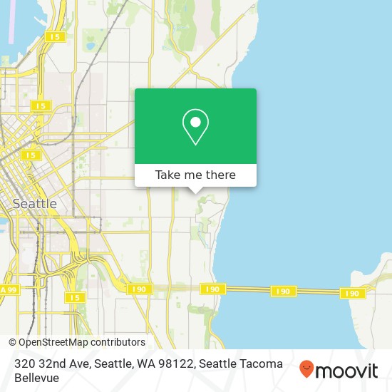 Mapa de 320 32nd Ave, Seattle, WA 98122