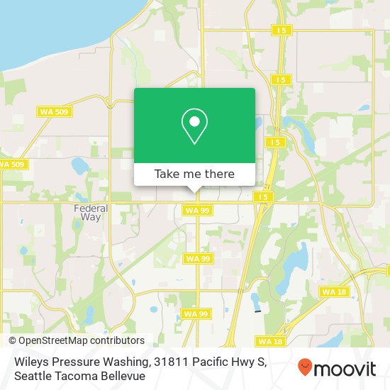 Mapa de Wileys Pressure Washing, 31811 Pacific Hwy S