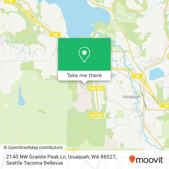 2140 NW Granite Peak Ln, Issaquah, WA 98027 map