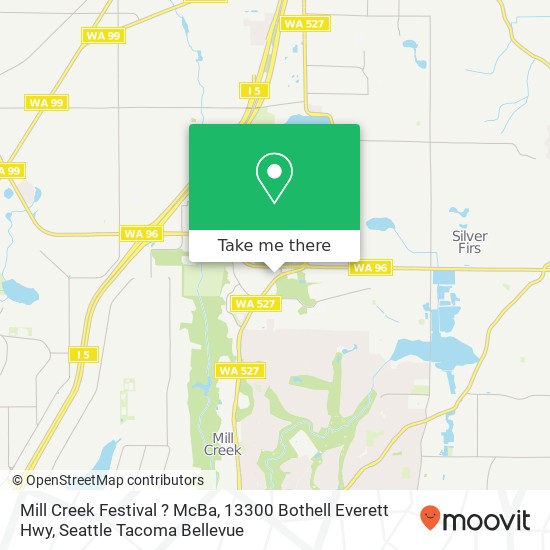 Mill Creek Festival ? McBa, 13300 Bothell Everett Hwy map