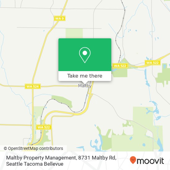 Maltby Property Management, 8731 Maltby Rd map