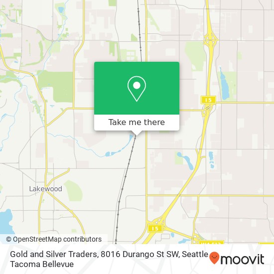 Gold and Silver Traders, 8016 Durango St SW map