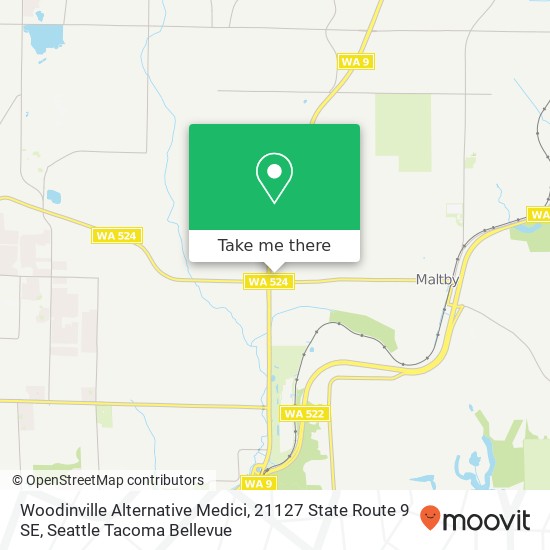 Mapa de Woodinville Alternative Medici, 21127 State Route 9 SE