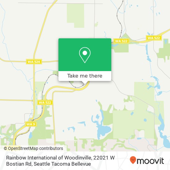 Rainbow International of Woodinville, 22021 W Bostian Rd map