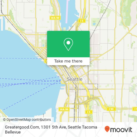 Mapa de Greatergood.Com, 1301 5th Ave